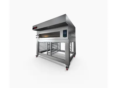 Koza 120x200 cm 1 Storey Electrical Deck Oven with Stand