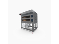 Koza 120x200 cm 2 Storey Electrical Deck Oven with Table - 0