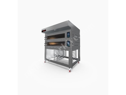 Koza 60x80 cm 2 Storey Electrical Deck Oven with Table
