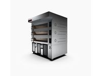 Koza 120x200 cm 3 Storey Electrical Deck Oven with Fermentation - 1