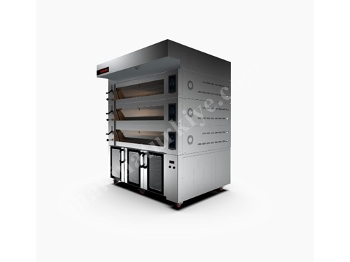 Koza 120x200 cm 3 Storey Electrical Deck Oven with Fermentation