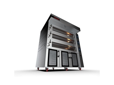 Koza 120x200 cm 3 Storey Electrical Deck Oven with Fermentation - 4