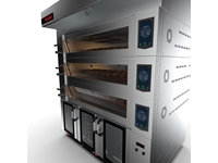 Koza 120x200 cm 3 Storey Electrical Deck Oven with Fermentation - 5