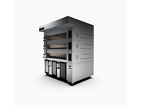 Koza 120x80 cm 3 Storey Electrical Deck Oven with Fermentation - 1