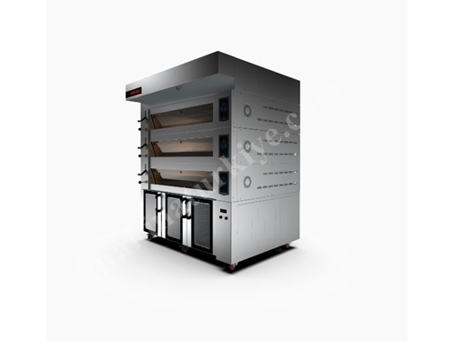 Koza 120x80 cm 3 Storey Electrical Deck Oven with Fermentation