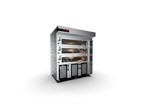 Koza 120x80 cm 3 Storey Electrical Deck Oven with Fermentation