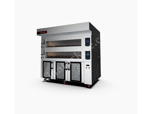 Koza 80x60 cm 2 Storey Electrical Stone Base Oven + Fermentation