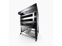 Koza 120x120 cm 3 Storey Electrical Deck Oven with Stand - 1