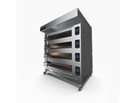 Koza 120x200 cm 4 Storey Electrical Deck Oven with Stand - 1