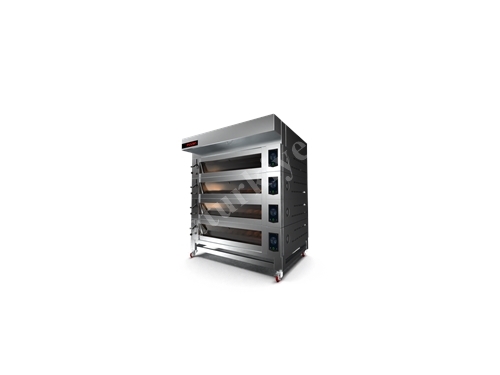 Koza 120x200 cm 4 Storey Electrical Deck Oven with Stand
