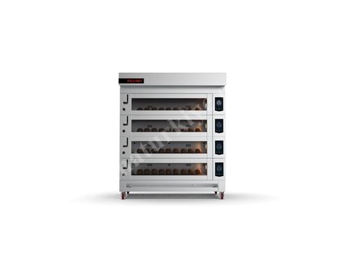 Koza 120x80 cm 4 Storey Electrical Deck Oven with Stand 