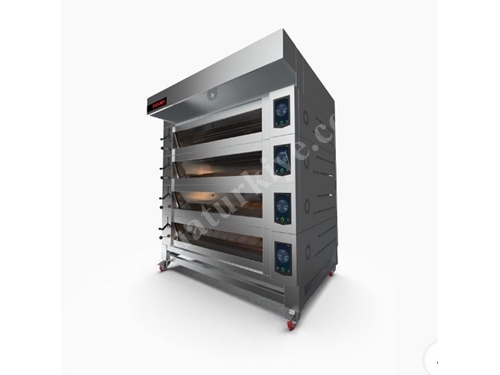 Koza 80x60 cm 4 Storey Electrical Deck Oven with Stand