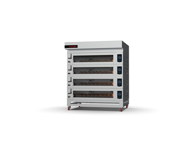 Koza 60x80 cm 4 Storey Electrical Deck Oven with Stand - 3