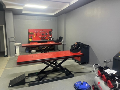 1100 mm Teker Sabitlemeli Motosiklet Lifti - 6