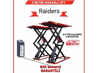 3.5 Ton 2 Metre Hidrolik Makaslı Oto Lift - 2