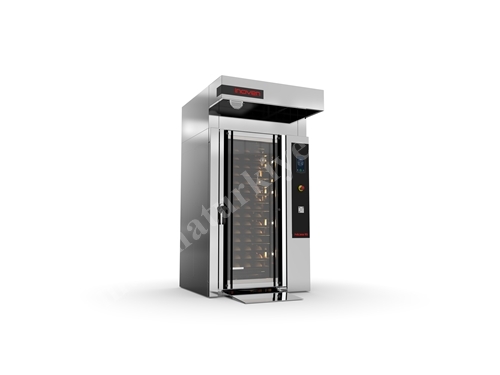 Nicea 15 Tray Electric Rotary Convection Oven with Trolley