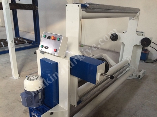 1800 mm Rovelviyer Suni Deri Bobin Sarma Makinası