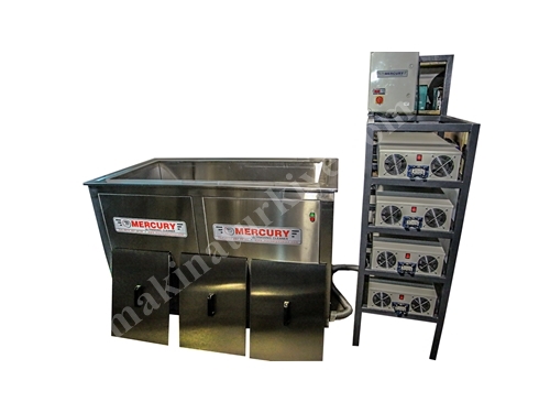 Machine de nettoyage ultrasonique industrielle de 600 litres