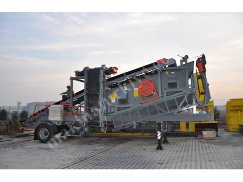 KMÇ 90 Mobile Jaw and Secondary Crusher, Electric Compact Plant