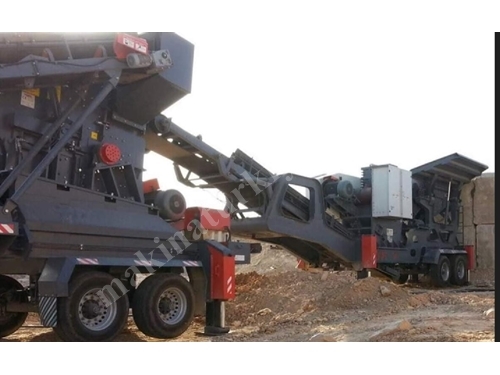KMÇ 90 Mobile Jaw and Secondary Crusher, Electric Compact Plant