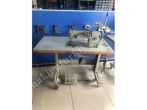 Typical Double-Needle Chain Stitch Sewing Machine