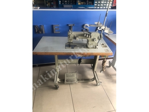 Typical Double-Needle Chain Stitch Sewing Machine