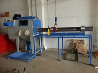 Machine de sablage de marbre avec cabine pressurisée de 2000x1000x1000 mm