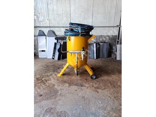 50 kg Siliziumsand manuelle Luft-Marmor-Sandstrahlmaschine