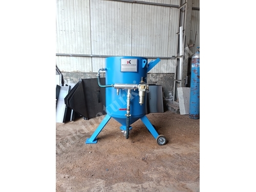 50 kg Siliziumsand manuelle Luft-Marmor-Sandstrahlmaschine
