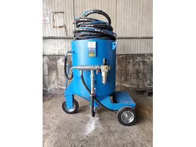 200 kg Siliziumsand Automatische Druckluft-Marmorstrahlmaschine
