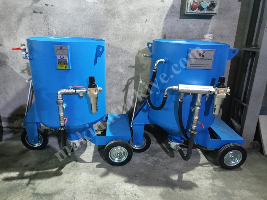 300 Kg Silis Kum Otomatik Havalı Mermer Kumlama Makinası