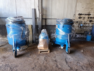 300 Kg Silis Kum Otomatik Havalı Mermer Kumlama Makinası - 3