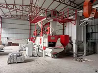 Machine de grenaillage de marbre 1 turbine (650x350 mm)