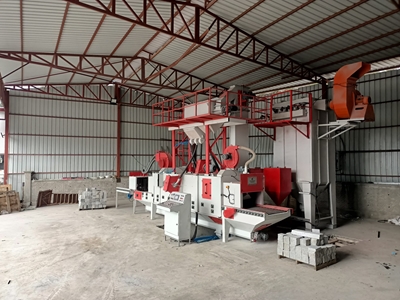 6 Türbinli (1600x300 mm) Mermer Kumlama Makinası - 6