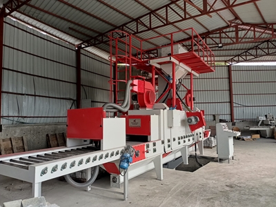 6 Türbinli (1600x300 mm) Mermer Kumlama Makinası - 1