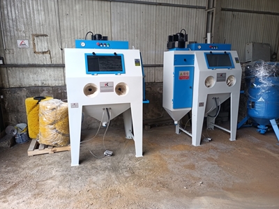 900x750x750 mm Standart Tablalı Mermer Kumlama Makinası - 13