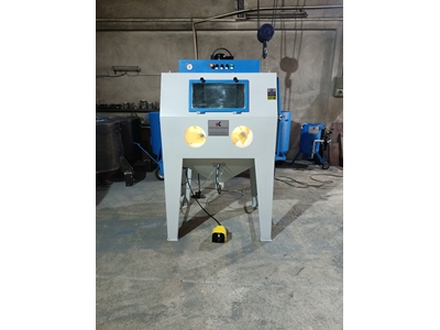 900x750x750 mm Döner Tablalı Mermer Kumlama Makinası - 2