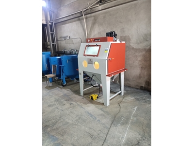 900x750x750 mm Döner Tablalı Mermer Kumlama Makinası - 5