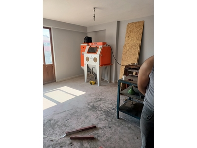 1100x750x750 mm Sabit Tablalı Mermer Kumlama Makinası - 11