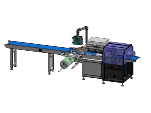 Box-Motion Jaw System Horizontal Flowpack Packaging Machine for large-sized and ...