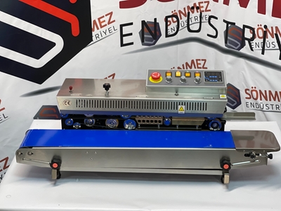 8-10 mm Date Coded Automatic Conveyor Bag Gluing Machine - 1