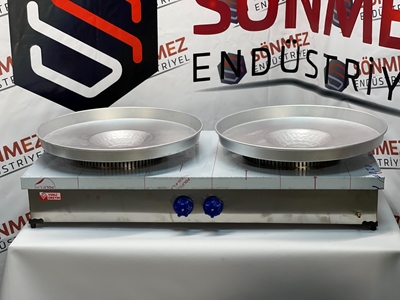 60X120 Cm Double Burner Tantuni Stove - 1