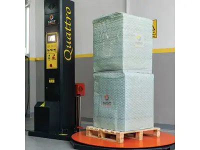 Машина для упаковки паллет весом 2000 кг растяжением пленки