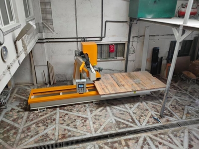 45 Dereceli Çift Yönlü Otomatik Mermer Yan Kesme Makinası - 12