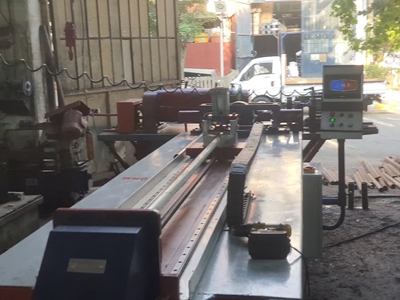 Tam Otomatik 30 - 100 Mm Hidrolik Boru Profil Diş Açma Ve Delme Makinası - 6