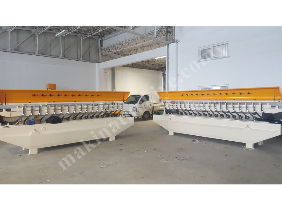 14 Kafa Mermer Pah Kırma Makinası