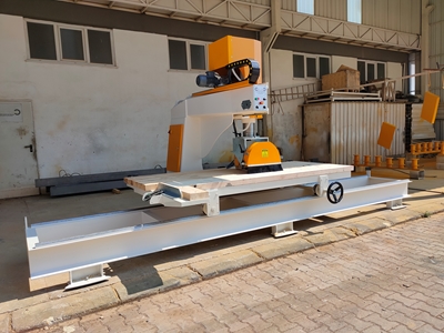 350-400 Mm Manuel Dereceli Mermer Kesim Makinesi - 3
