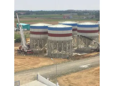 1250 Ton Bolted Cement Silo