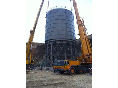 Цементный силос на 2400 тонн с болтами