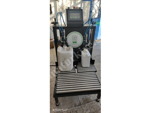 Flüssigkeitsfüllmaschine mit 1-50 Litern Wägetechnik